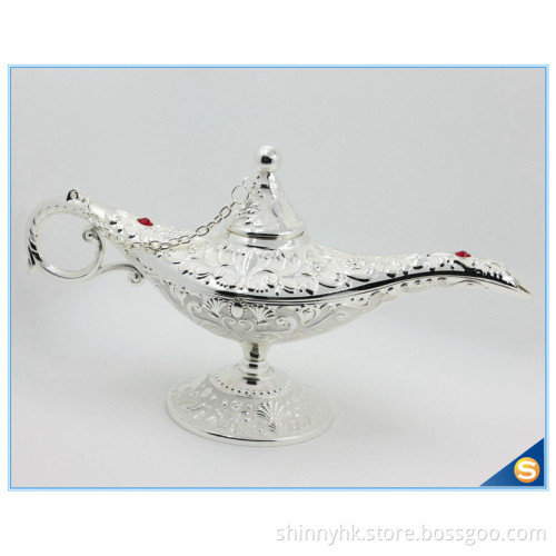 Shinny Gifts Metal Enamel Aladdin Style Table Lamp